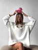 Comfortable Oversized Casual Hoodie with Stylish Cover-Up Design