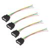 4 Stück Zündspulen Pigtail Stecker Kabelbaum Kit 4 Pins Ersatz für Camry Corolla Highlander