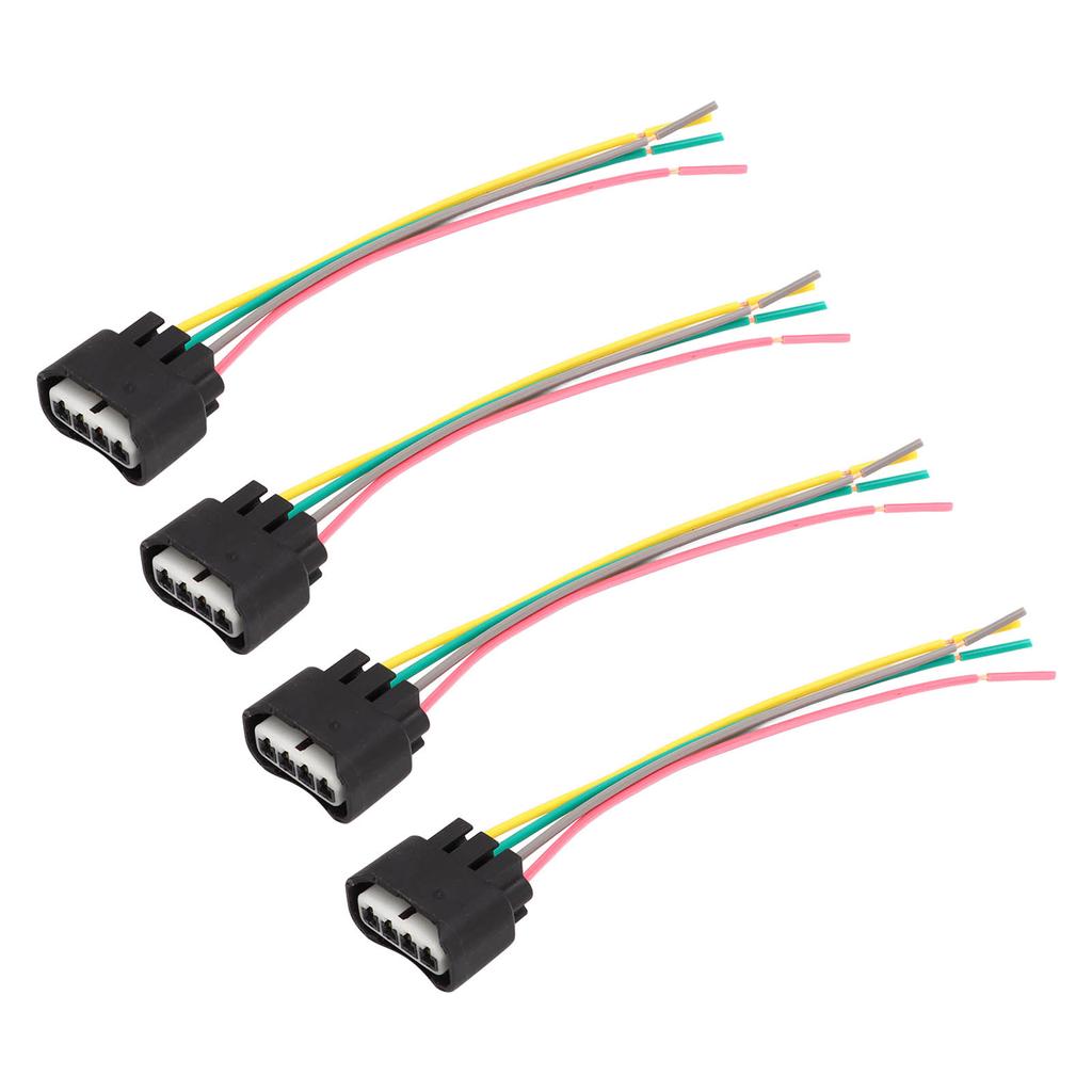 4 Stück Zündspulen Pigtail Stecker Kabelbaum Kit 4 Pins Ersatz für Camry Corolla Highlander