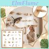 Wallmounted Climbing Set Wooden Cats With Cats Tree Scratching Posts Perches Ladders
