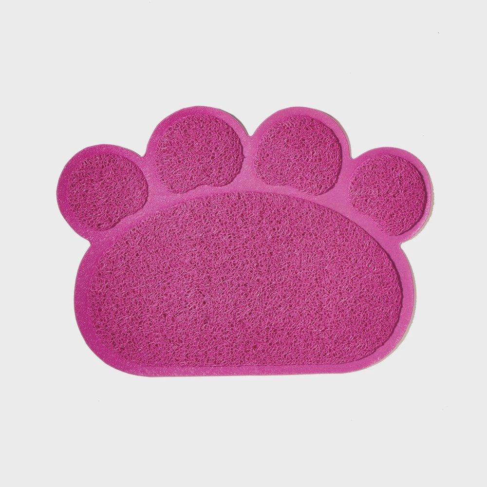High Resilience Fiber Cat Litter Trapping Mat Waterproof Non-slip Pet Feeding Pad for Small Dogs Cats Accessories
