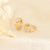 S925 Silver Zircon Star Huggie Earrings For Women Small Exquisite Sweet Temperament Versatile Ear Care Fashion Hoops