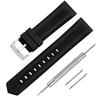 HiCycle2 Rubber Watch Band Strap Replacement for TAG Heuer Modern 20-22mm Aquaracer, Black, 20mm,