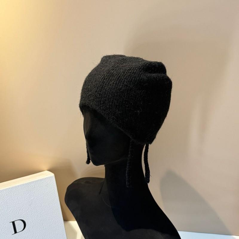 Winter Cute Warm Ear-Protect Knit Hat Nordic Style Soft Beanie Outdoor Casual