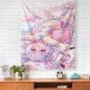 Azur Lane Wandteppich Mehrere Größen 2D-Druck Polyesterstoff Wanddekoration für Schlafzimmer Party Anime-Fans