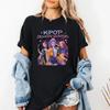 Kpop Demon Hunters Printed T-Shirt,Kpop Idol Group Huntrix Girl Graphic T-Shirt Short Sleeve Shirt