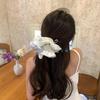 Ballet French White Skirt Bow Large Intestine Hair Band Female High Elastic Hair Tie Headband