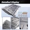 1.2mm Manganese Steel Splash Guard for Ford F150 (15-20) Gasoline Engine Replacement, Part #ML3Z-7222-D