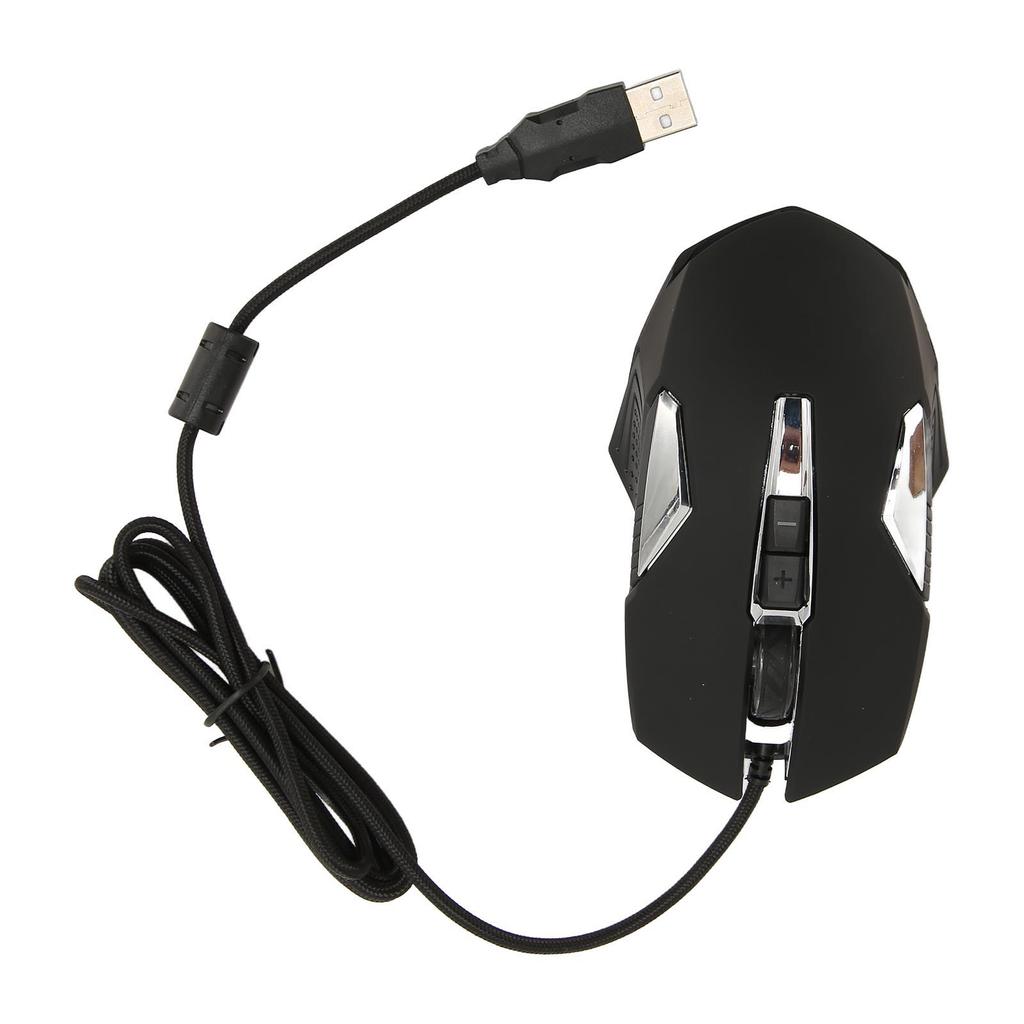 RGB Gaming Mouse Multifunction Ergonomic 7200 DPI Wired Optical Gaming Mouse With Programmable Buttons and Backlight Mode