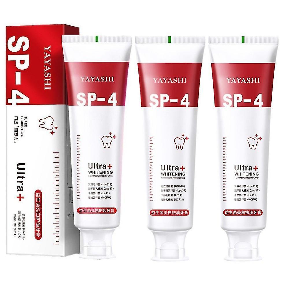 3x 2024 New Sp-4 Probiotic Toothpaste, Yayashi Sp-4 Toothpaste Whitening