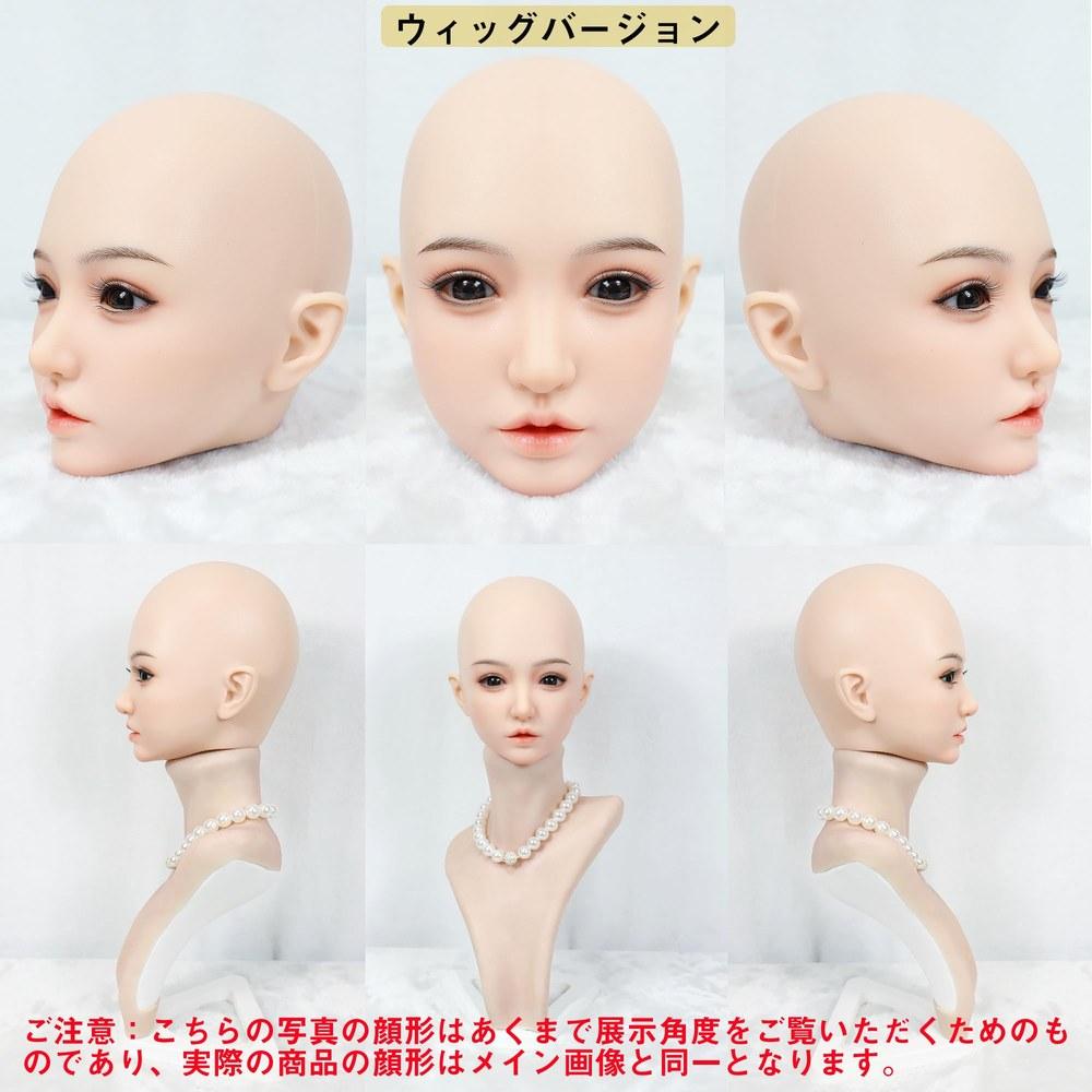 TEBILY Siliconen Levensgrote Figuur Hoofd met Geïmplanteerd Haar Mond Make-up Oefening Winkel Display Winkel Accessoires M16 Stud Meegeleverd