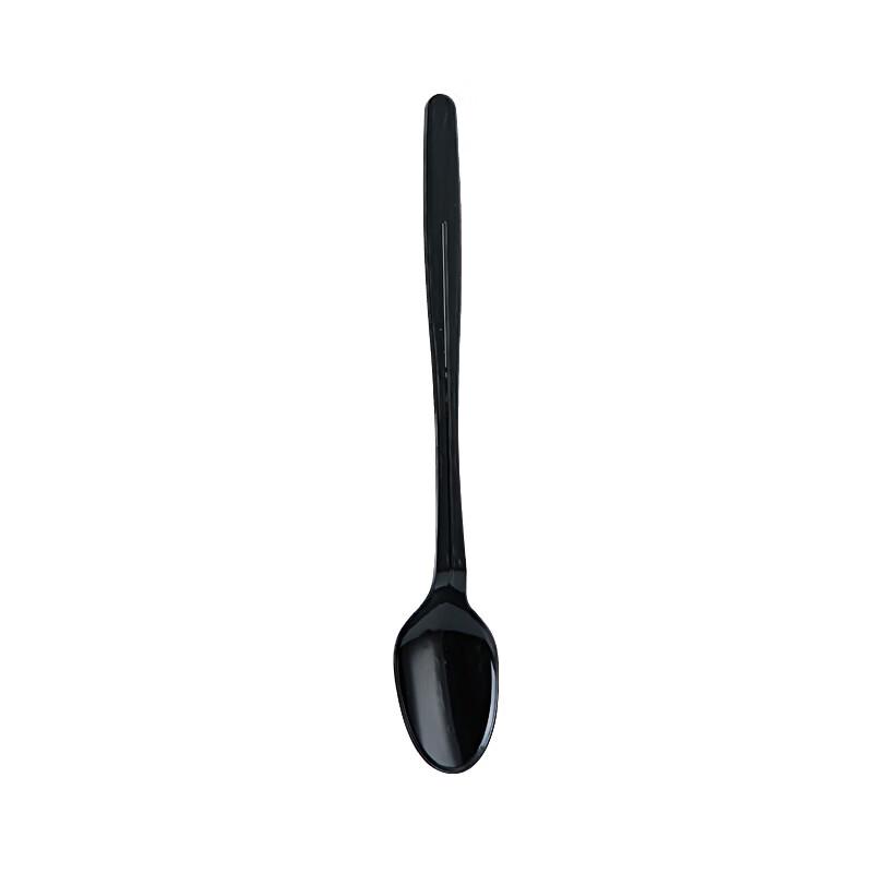 OIMG Disposable Black Stirring Spoons