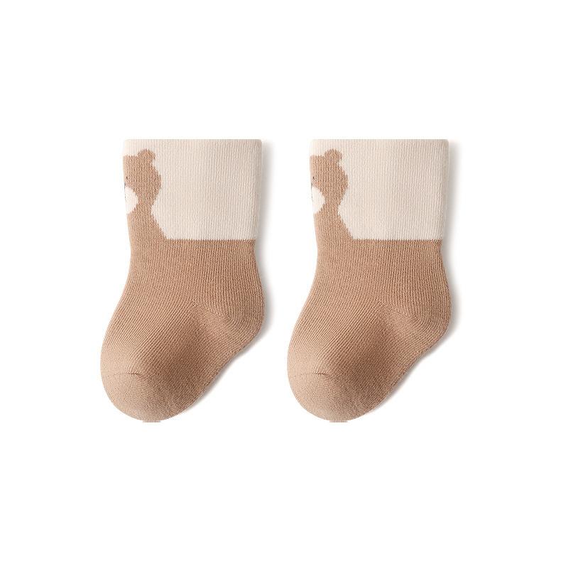 Herbst Winter Baby Socken Dick Warm Kleinkind Lange Socken Weich Bequem Kinder Baumwollsocken Mädchen Junge Kinder Cartoon Schuhe 0-1J