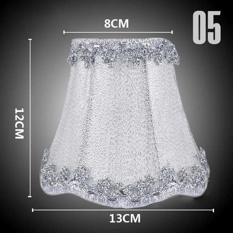 Simple Chandelier Lamp Shade Retro Candle Chandelier Cloth Lampshade Nordic Style Modern Lamp Cover For Home Decoration