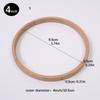 Wood Floral Hoop Wreath 10Pcs Wood Floral Hoop Rings for Wedding Wreath Wall Hanging Decoration Dream Catcher Art Craft