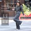 2026 Elegant Women's Suit Set: Long Sleeve & Pants, Loose, Fashionable, Comfortable, Casual, Simple, Breathable