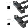 Bike Bottle Cage Mounting Base Black Non-Hole Mounting Clip with Screw Wrench Set MTB Bike Kettles Stand Base Widely Use