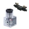 5 Stück Magnetspulenstecker Hydraulikventil Transparent Spannung Universalzubehör DC24