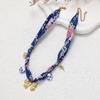 Women S Vintage Vacation Style Fabric Beaded Trendy Neck Scarf