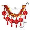 2025 Chinese New Year Banner Garland Decoration DIY Door Spring Festival Banner for Home Office Party Bedroom Indoor Outdoor