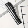 Men's Hair Grooming Tool - Wide-Tooth Styling Comb - Durable ABS Plastic Handle - Ergonomic Retro Design for Hair Dyeing