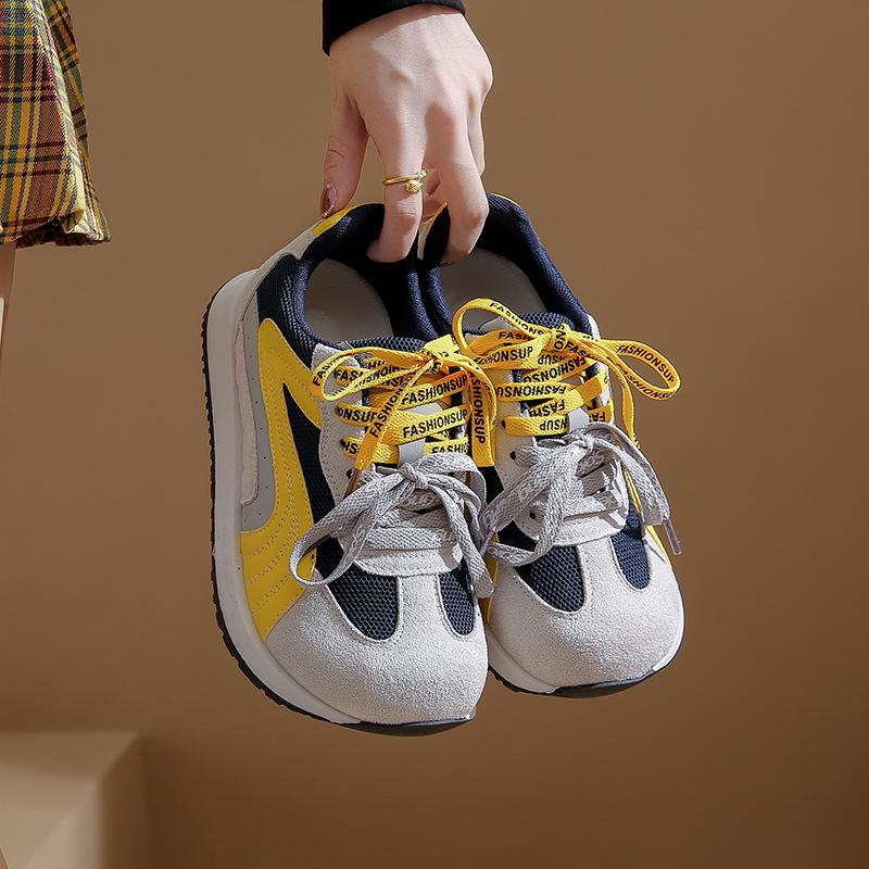 Fashion Retro Autumn Women Sneakers 2025 New Simple Popular Woman Casual Walking Shoes Trend Mesh Breathable Running Shoes Zapatos Mujer