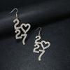 Rhinestone 2027 Digital Earrings Elegant Stud Earrings Happy New Year Earrings  Daily
