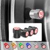 WHAQY1 4Pcs Metal Car Wheel Cover Tire Valve Stem Cap Auto Accessories For VW GTI Golf Polo Passat Mk6 MK7 R RLine Magotan Bora Beetle