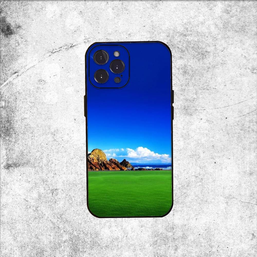 natural scenery Phone Case Silicone black Soft For IPhone 17,16,15,14,13,12,11,SE,Plus Pro Max
