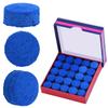 Billiards Cue Tips Lot Blue Glue On Single Layer Billiards Pool Snooker Cue Tips