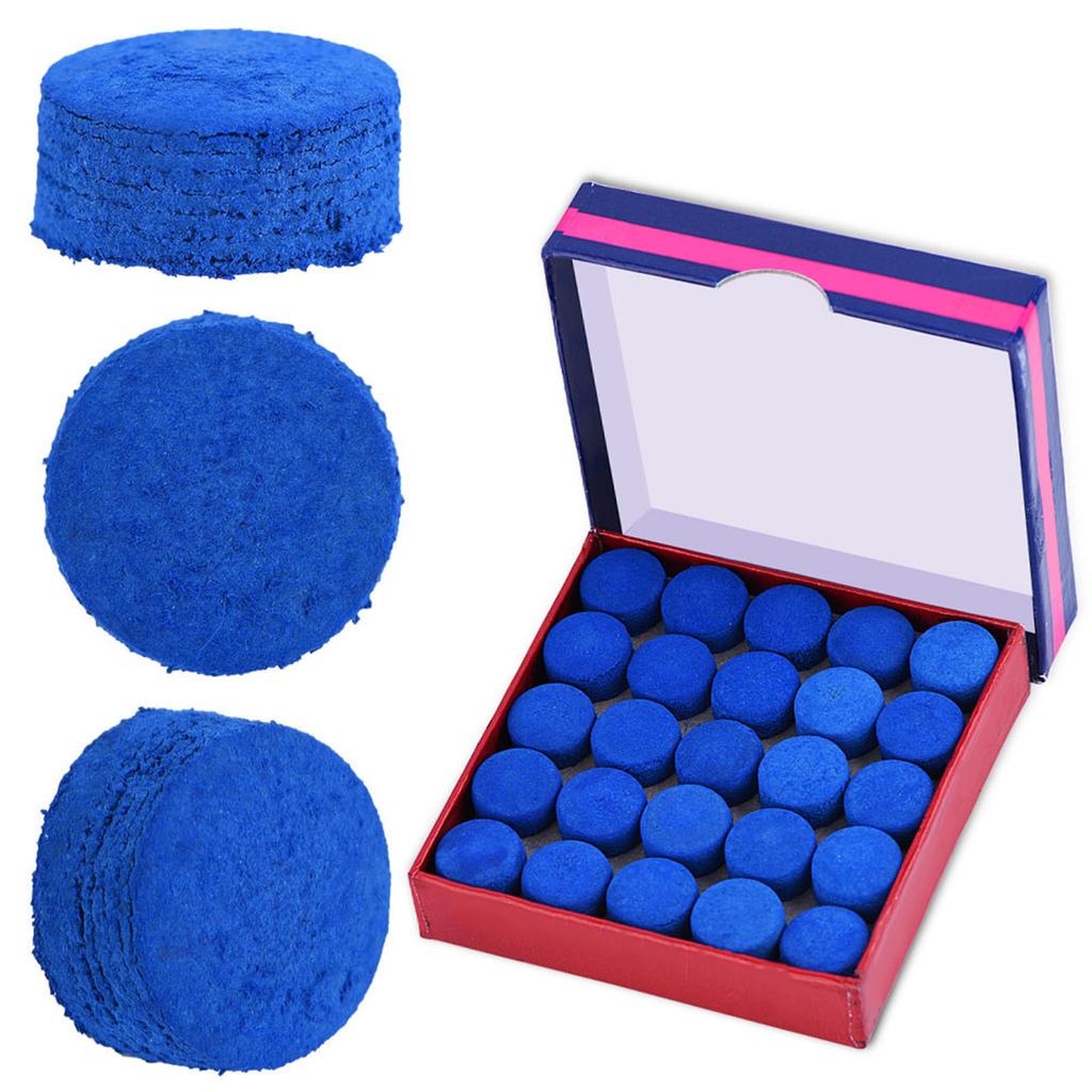 Billiards Cue Tips Lot Blue Glue On Single Layer Billiards Pool Snooker Cue Tips