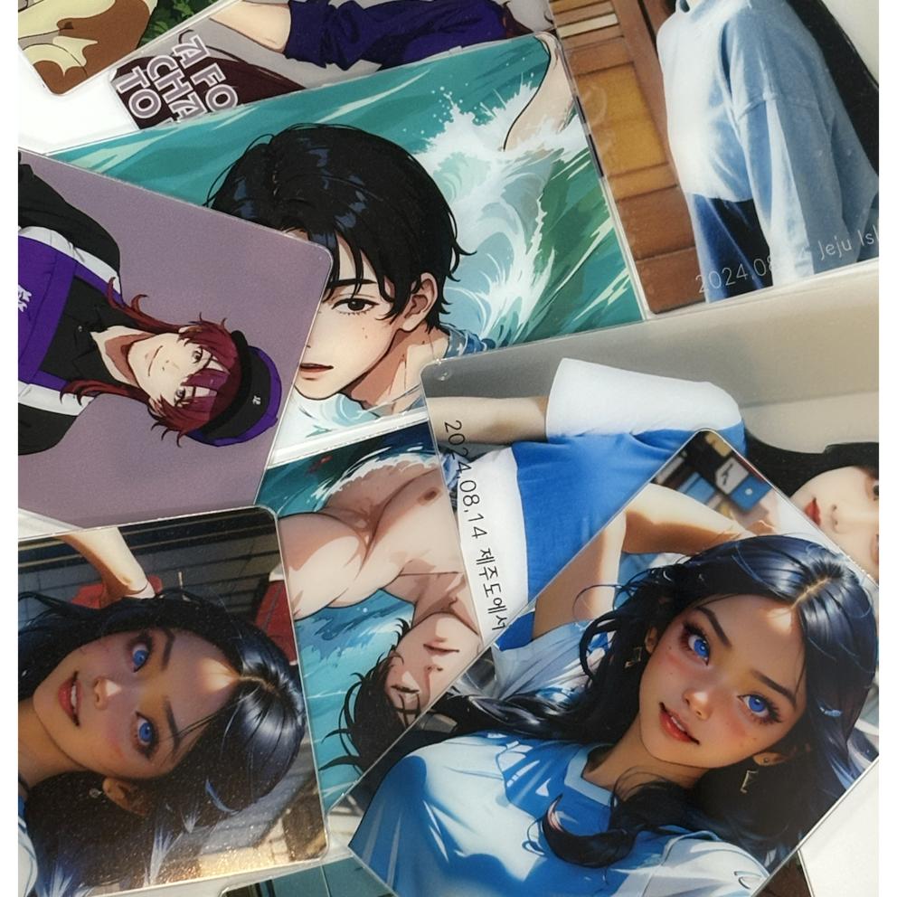 (Custom-made) PET Photo Card Production High-quality, Clear Photo Cards of Your Own, from 1 To Large Quantities