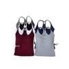 Women's Summer Hot Girl Pure Style I-Back Tank Top with Chest Pad, Solid Color, Versatile Sports Design