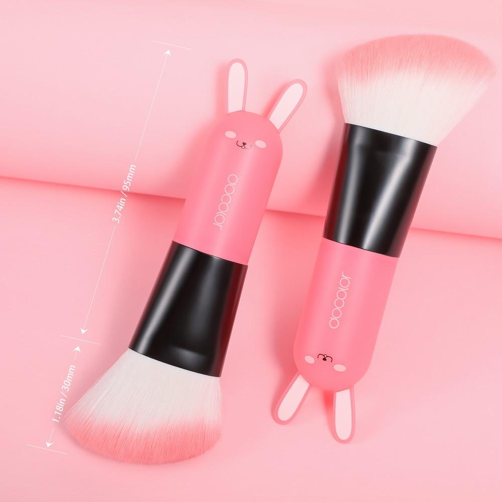 Docolor Make-up-Pinsel, niedliches Cartoon-Gesicht, Kabuki-Make-up-Pinsel, synthetische Haare, Foundation, Puder, Rouge, Kontur für Make-up-Pinsel