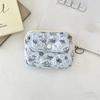 Cartoon Animals Coin Purse Multifunctional Card Quilted Storage Bag Card Hold Portable Cute Quilted Storage Bag