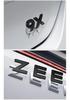 Black Decorative Covers for Zeekr 9X Car Logos - Front & Rear Metal Protection Accessories