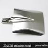 Jundingying No. 3 Heavy-Duty 304 Stainless Steel Shovel with Wooden Handle
