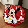1PC Minnie Mouse Flowers Umbrella-8-Rib Reinforced, Automatic Open, Lightweight & Durable, Cute Fashion Accessory for Outdoor-W189