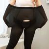 15D Stretch High Waist Pantyhose Plus Size Silk Big Women Sexy Large Thin Panty-hose Stockings Tights Black White 2XXL 4XXXL 5XL