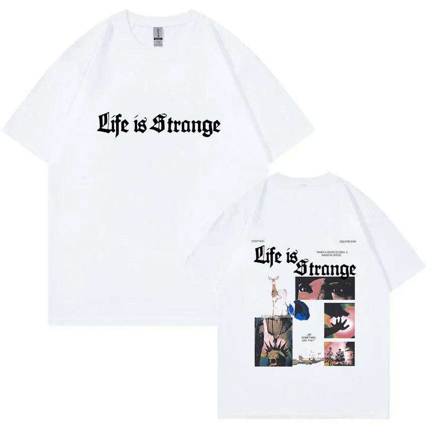 Game Life Is Strange Graphic Tshirt Unisex Women Player Casual Oversized Streetwear Male High Quality Soft Cotton T Shirts Tops