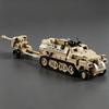 City Series Figurine Toy Tank Transport Vehicle Half Track Armored Vehicle Puzzle Assembly Building Block Car Truck Sd.Kfz.251