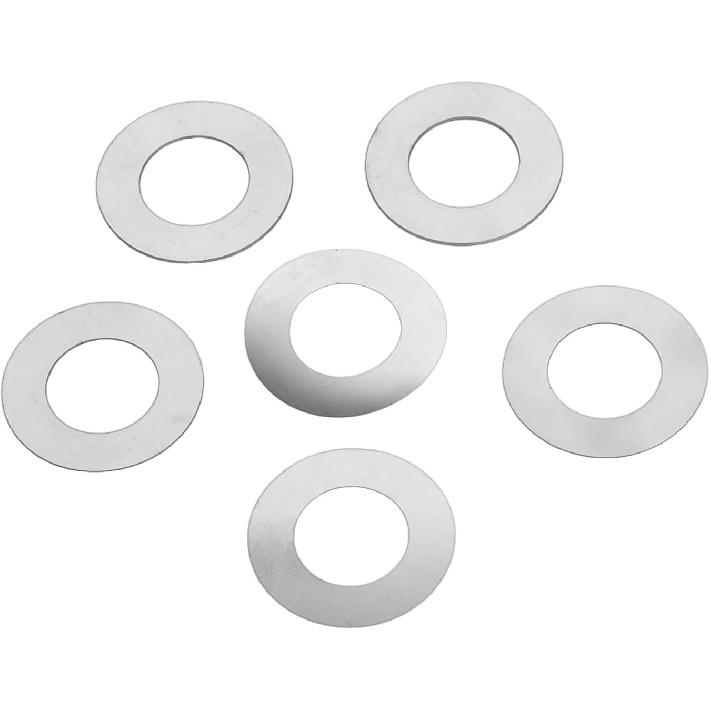 Motorcycle Silver 3/4" Rear Axle Shim Kit Wheel Bearing Spacer For Harley Dyna Touring Big Twin 1983-