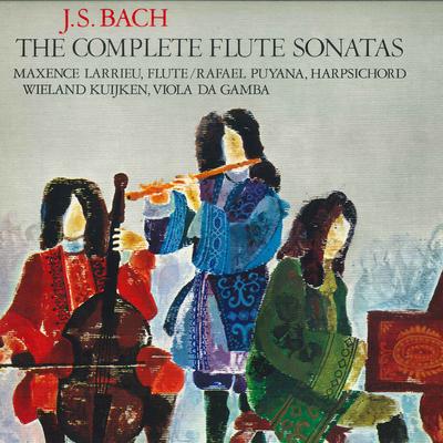 LP Record MAXENCE LARRIEU - Bach: Flute Sonatas (8 Pieces In To 13PC13435 PHILIPS 1979 Japan Obi Classical Used