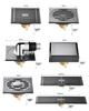 Gunmetal Gray 304 Stainless Steel Odor-Resistant Floor Drain with Copper Core for Shower & Washing Machine.