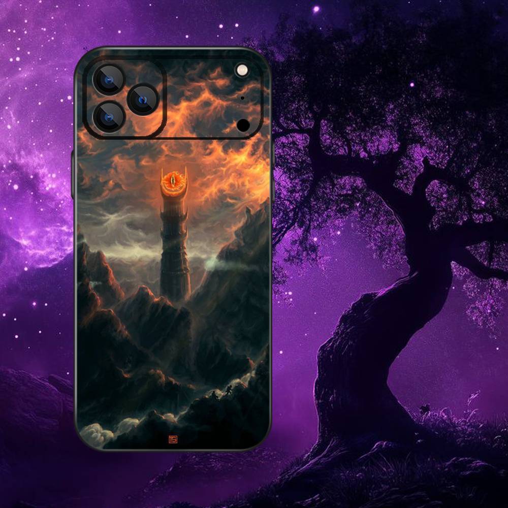 The L-Lord Of The R-Rings Phone Case For iPhone 17,16,15,14,13,12,Pro,Max,Plus,E,SE4,Air,Mini Black Soft Box