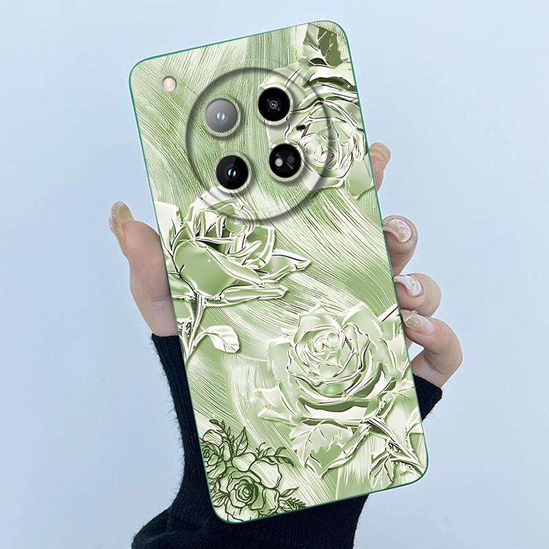 For Infinix Zero 40 4G 5G Phone Case X6861 X6860 Cover Fashion Simplicity Oil Painting Floral Soft Silicone Shell Zero40 Fundas