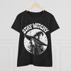 Stay Witchy Womens Cotton Tee  Gothic Halloween Shirt For Modern Witches