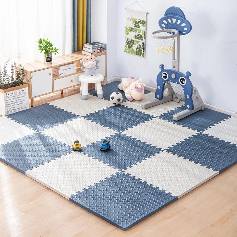 8/16pcs Pink Foam Play Mat, Interlocking Puzzle Carpet Floor Mat for Baby Crawling and Exercise Various Colors Available Toys