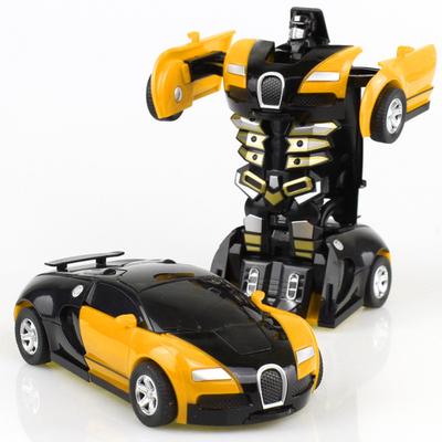 Deformační autíčka s jedním klíčem Automatická transformace Robot Plastikový model auta Zábavné tlakové odlitky Toy Boys Úžasné dárky Dětská hračka