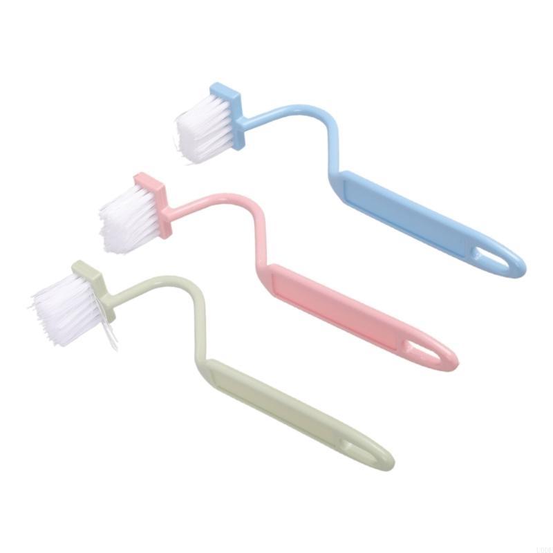 Innovative S Toilet Brush 3 Color Plastic Bathroom Cleaning Tool For Tight Corners